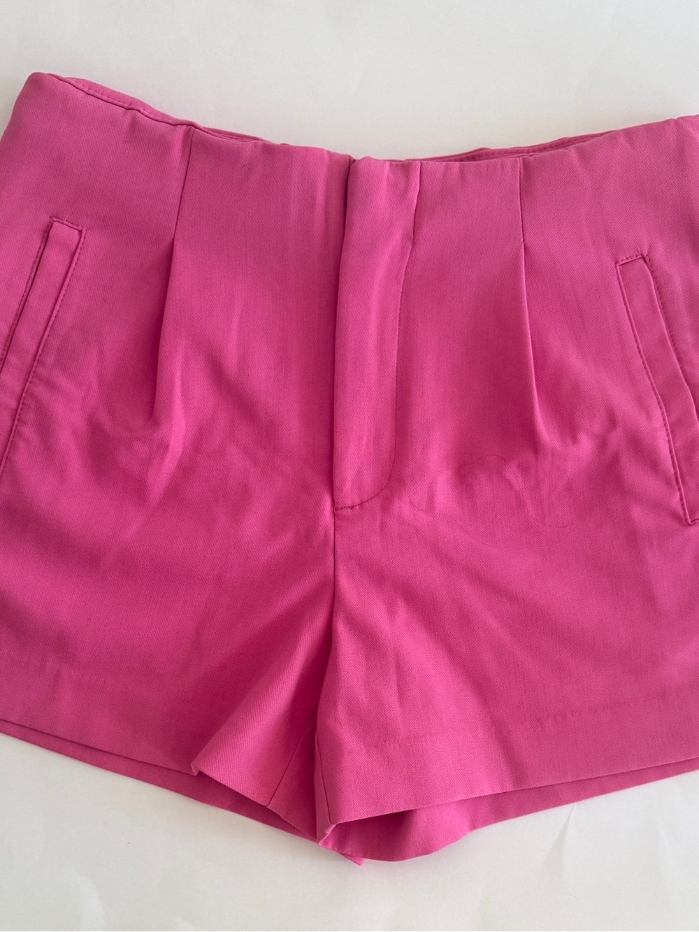 a new day Bright Pink High-Waist Tailored Shorts